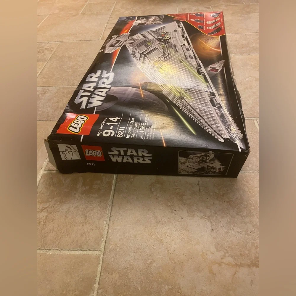 Rare VTG Retired Lego Star Wars Imperial Star Destroyer 6211 New In Box